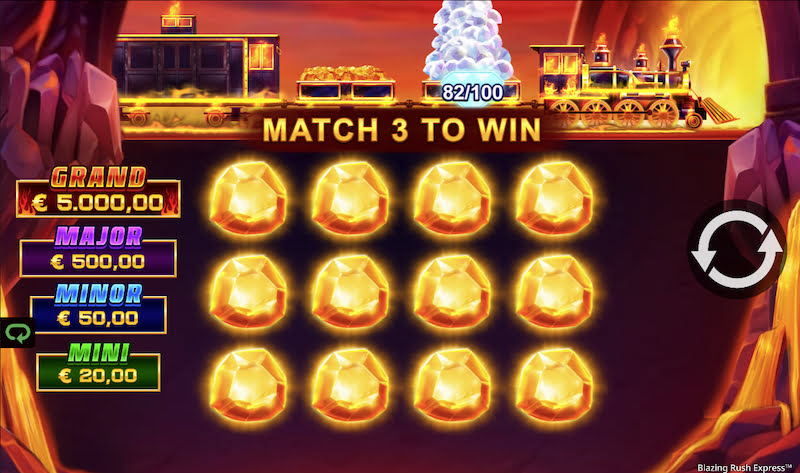 Herní symboly Blazing Rush